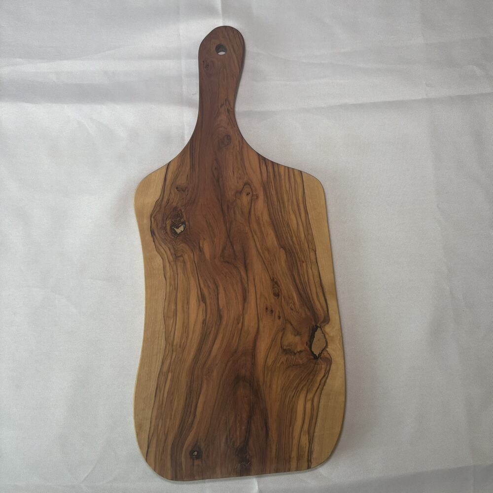 World Market Rustic Olive Wood Cutting Board Home Decor